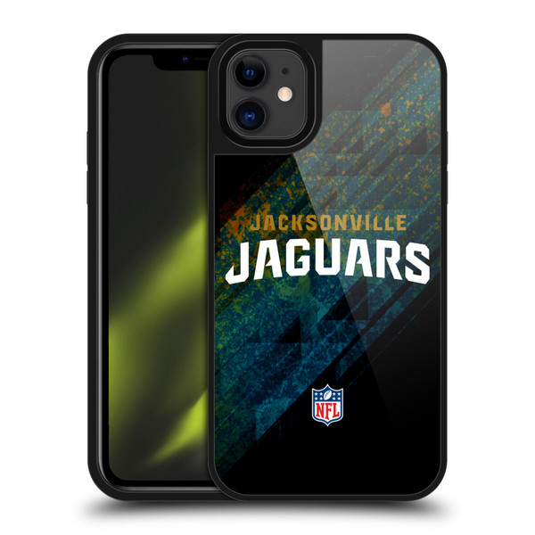 NFL Jacksonville Jaguars Logo Blur Gel Armour Case For Apple iPhone 11