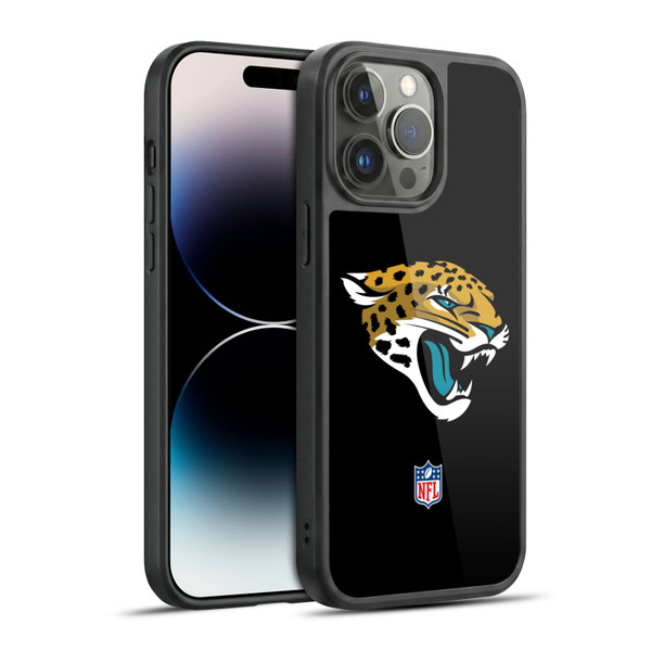 NFL Jacksonville Jaguars Logo Plain Gel Armour Case For Apple iPhone 14 Pro Max