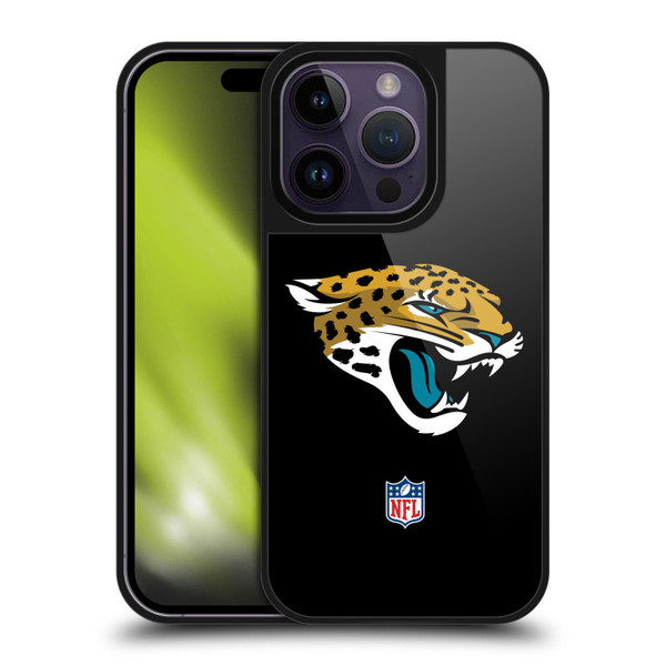 NFL Jacksonville Jaguars Logo Plain Gel Armour Case For Apple iPhone 14 Pro