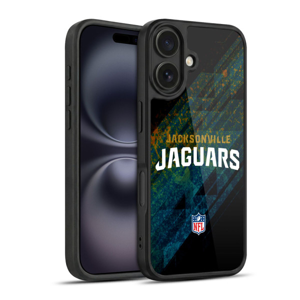 NFL Jacksonville Jaguars Logo Blur Gel Armour Case For Apple iPhone 16