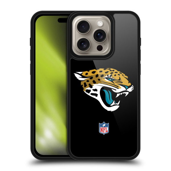 NFL Jacksonville Jaguars Logo Plain Gel Armour Case For Apple iPhone 16 Pro