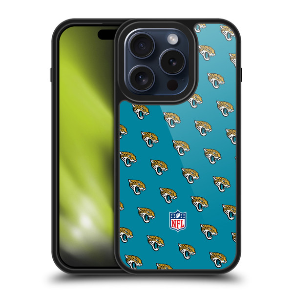 NFL Jacksonville Jaguars Artwork Patterns Gel Armour Case For Apple iPhone 15 Pro
