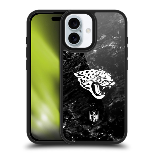 NFL Jacksonville Jaguars Artwork Marble Gel Armour Case For Apple iPhone 16