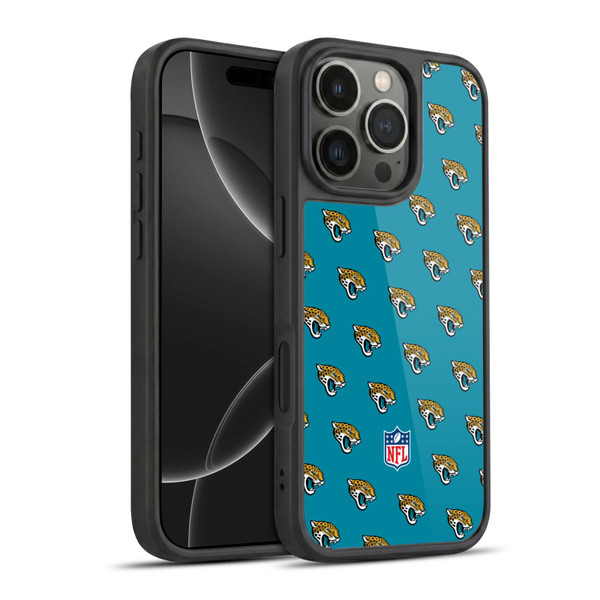 NFL Jacksonville Jaguars Artwork Patterns Gel Armour Case For Apple iPhone 16 Pro