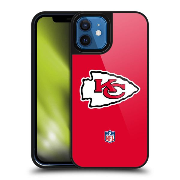 NFL Kansas City Chiefs Logo Plain Gel Armour Case For Apple iPhone 12 / iPhone 12 Pro