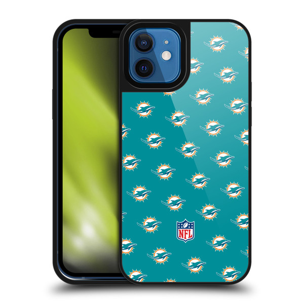 NFL Miami Dolphins Artwork Patterns Gel Armour Case For Apple iPhone 12 / iPhone 12 Pro