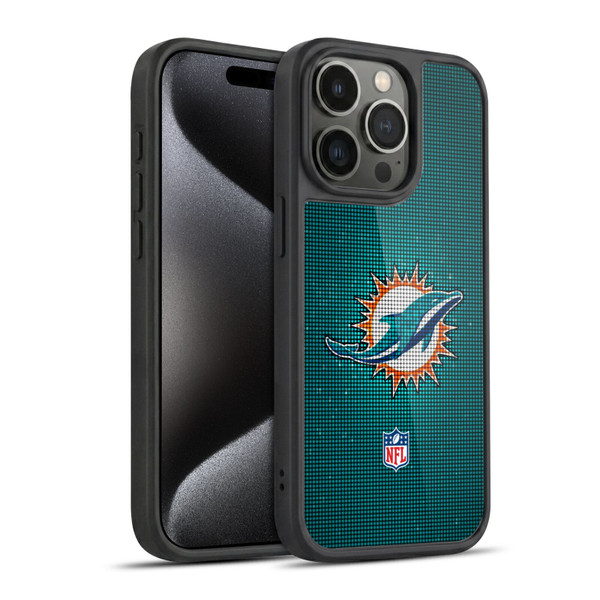 NFL Miami Dolphins Artwork LED Gel Armour Case For Apple iPhone 15 Pro