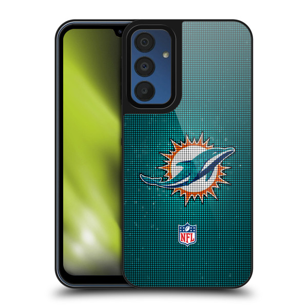 NFL Miami Dolphins Artwork LED Gel Armour Case For Samsung Galaxy A15
