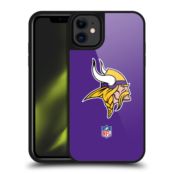 NFL Minnesota Vikings Logo Plain Gel Armour Case For Apple iPhone 11