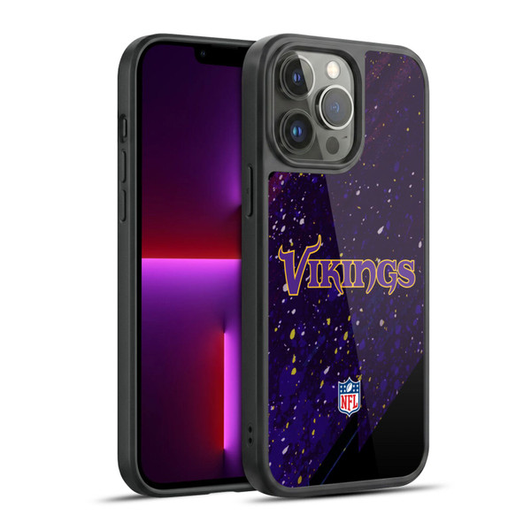 NFL Minnesota Vikings Logo Blur Gel Armour Case For Apple iPhone 13 Pro Max