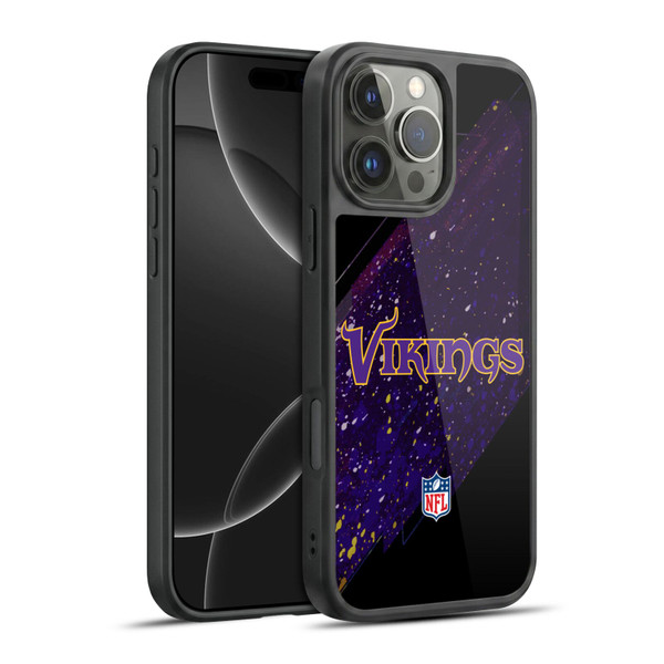 NFL Minnesota Vikings Logo Blur Gel Armour Case For Apple iPhone 16 Pro Max