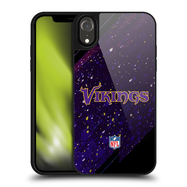NFL Minnesota Vikings Logo Blur Gel Armour Case For Apple iPhone XR