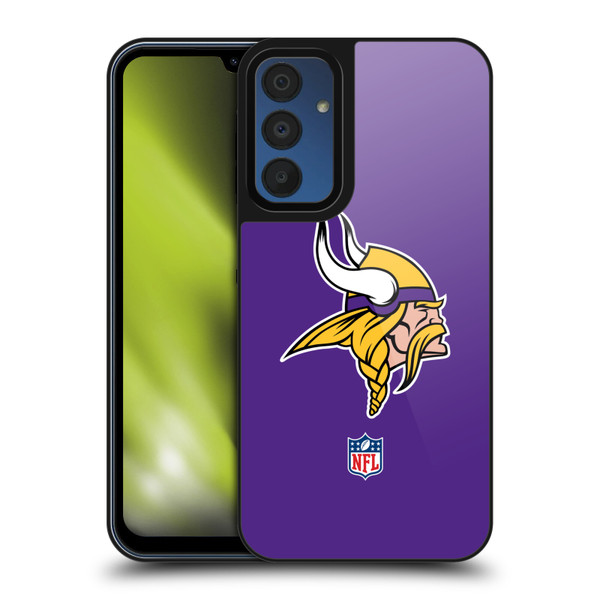 NFL Minnesota Vikings Logo Plain Gel Armour Case For Samsung Galaxy A15