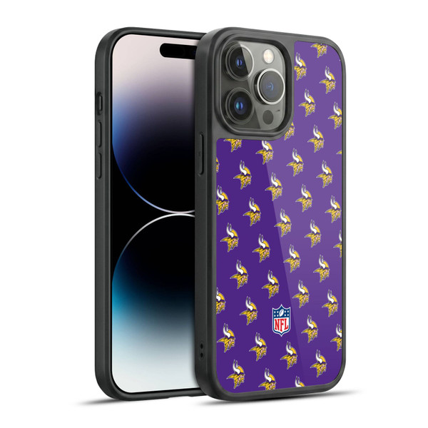 NFL Minnesota Vikings Artwork Patterns Gel Armour Case For Apple iPhone 14 Pro Max
