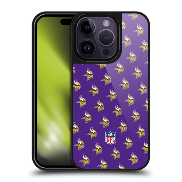 NFL Minnesota Vikings Artwork Patterns Gel Armour Case For Apple iPhone 14 Pro