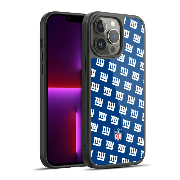 NFL New York Giants Artwork Patterns Gel Armour Case For Apple iPhone 13 Pro Max
