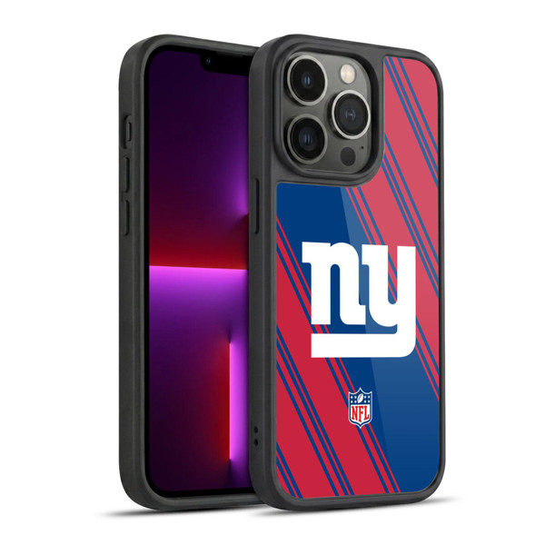 NFL New York Giants Artwork Stripes Gel Armour Case For Apple iPhone 13 Pro