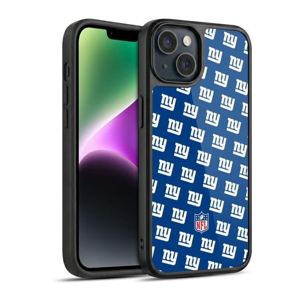 NFL New York Giants Artwork Patterns Gel Armour Case For Apple iPhone 14