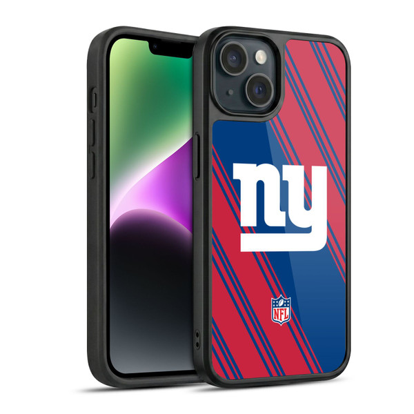 NFL New York Giants Artwork Stripes Gel Armour Case For Apple iPhone 14
