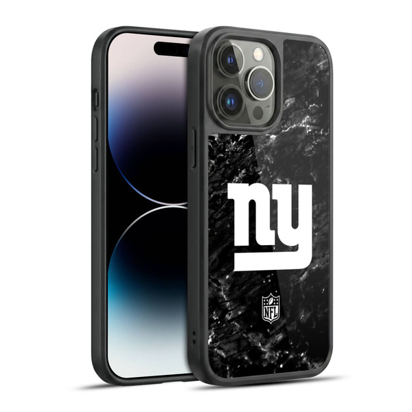 NFL New York Giants Artwork Marble Gel Armour Case For Apple iPhone 14 Pro Max