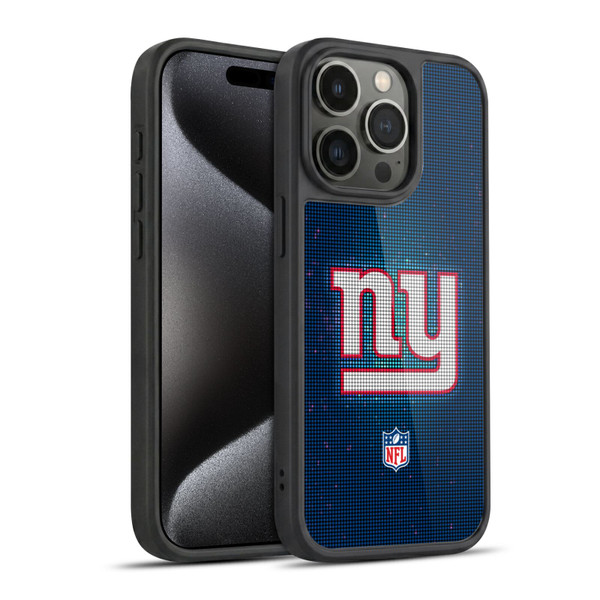 NFL New York Giants Artwork LED Gel Armour Case For Apple iPhone 15 Pro