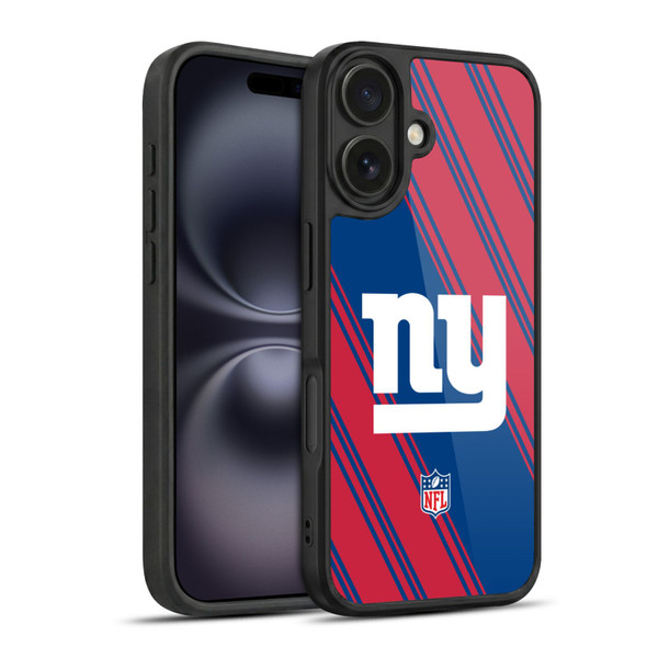 NFL New York Giants Artwork Stripes Gel Armour Case For Apple iPhone 16