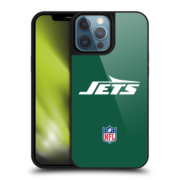 NFL New York Jets Logo Plain Gel Armour Case For Apple iPhone 13 Pro Max