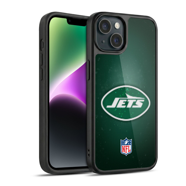 NFL New York Jets Artwork LED Gel Armour Case For Apple iPhone 14