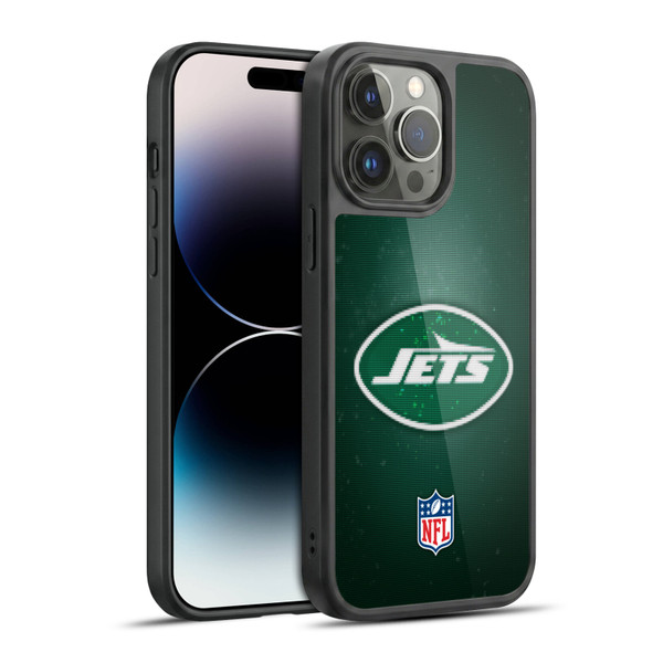 NFL New York Jets Artwork LED Gel Armour Case For Apple iPhone 14 Pro Max