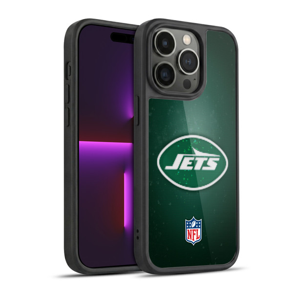 NFL New York Jets Artwork LED Gel Armour Case For Apple iPhone 14 Pro
