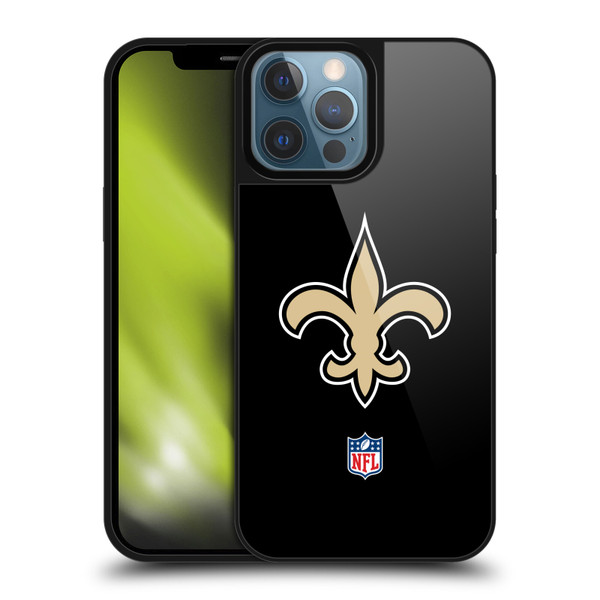 NFL New Orleans Saints Logo Plain Gel Armour Case For Apple iPhone 13 Pro Max