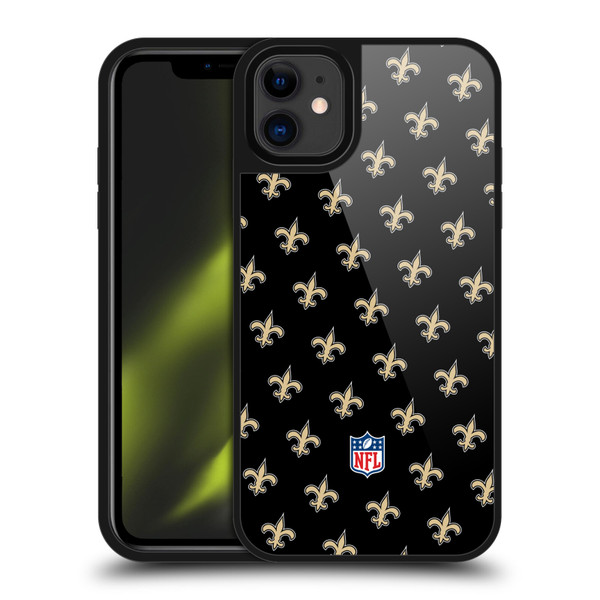 NFL New Orleans Saints Artwork Patterns Gel Armour Case For Apple iPhone 11