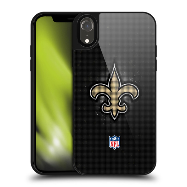 NFL New Orleans Saints Artwork LED Gel Armour Case For Apple iPhone XR