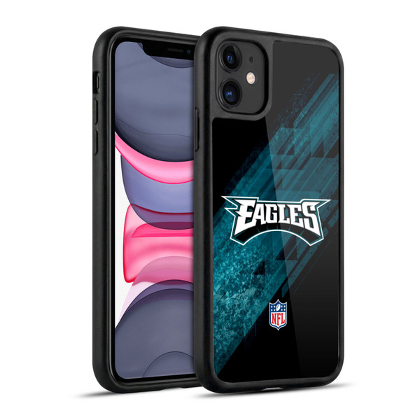 NFL Philadelphia Eagles Logo Blur Gel Armour Case For Apple iPhone 11