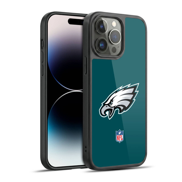 NFL Philadelphia Eagles Logo Plain Gel Armour Case For Apple iPhone 14 Pro Max