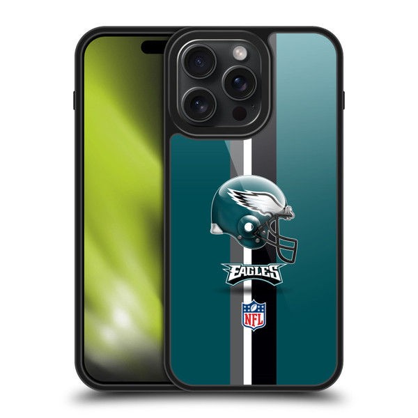 NFL Philadelphia Eagles Logo Helmet Gel Armour Case For Apple iPhone 15 Pro Max