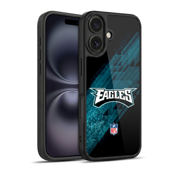 NFL Philadelphia Eagles Logo Blur Gel Armour Case For Apple iPhone 16