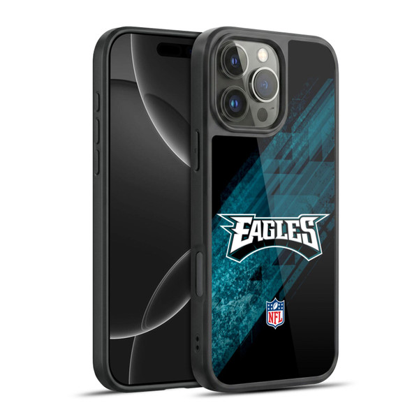 NFL Philadelphia Eagles Logo Blur Gel Armour Case For Apple iPhone 16 Pro Max
