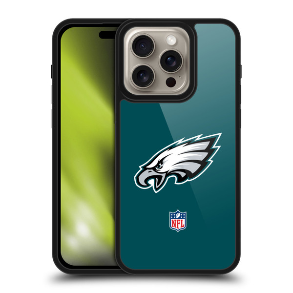 NFL Philadelphia Eagles Logo Plain Gel Armour Case For Apple iPhone 16 Pro
