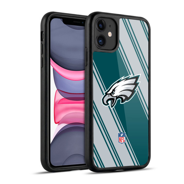 NFL Philadelphia Eagles Artwork Stripes Gel Armour Case For Apple iPhone 11