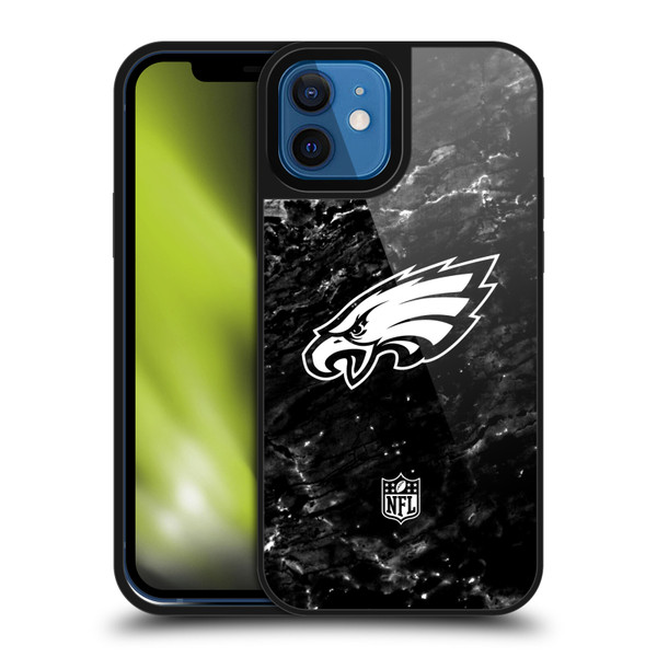 NFL Philadelphia Eagles Artwork Marble Gel Armour Case For Apple iPhone 12 / iPhone 12 Pro