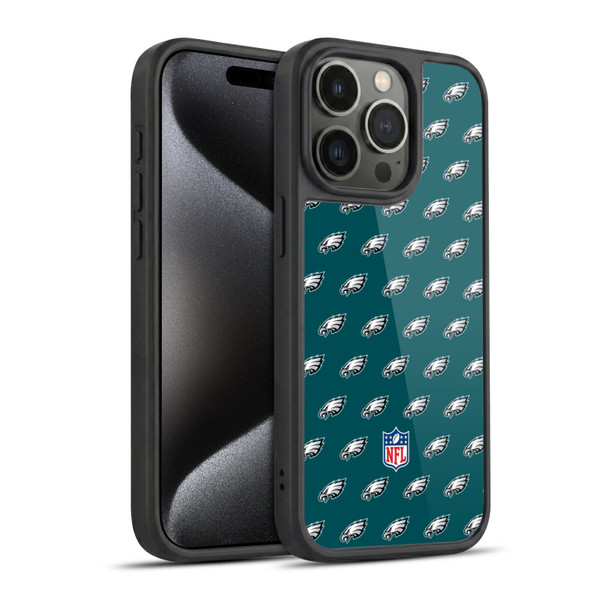 NFL Philadelphia Eagles Artwork Patterns Gel Armour Case For Apple iPhone 15 Pro