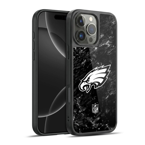 NFL Philadelphia Eagles Artwork Marble Gel Armour Case For Apple iPhone 16 Pro Max