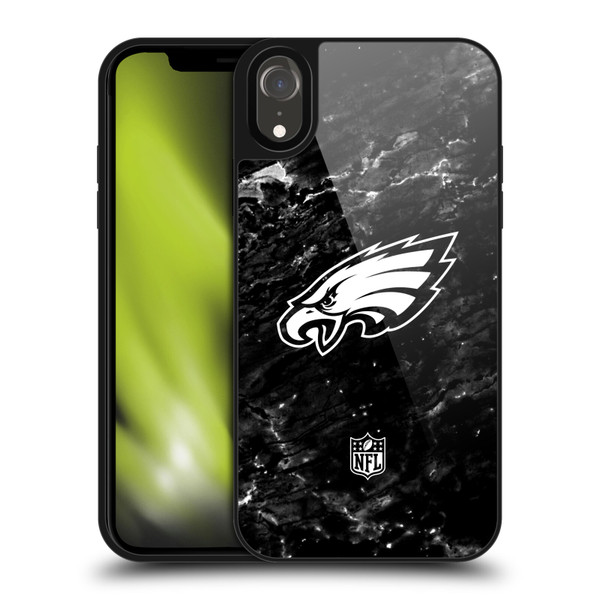NFL Philadelphia Eagles Artwork Marble Gel Armour Case For Apple iPhone XR