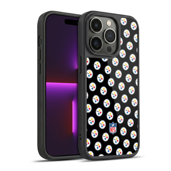 NFL Pittsburgh Steelers Artwork Patterns Gel Armour Case For Apple iPhone 14 Pro