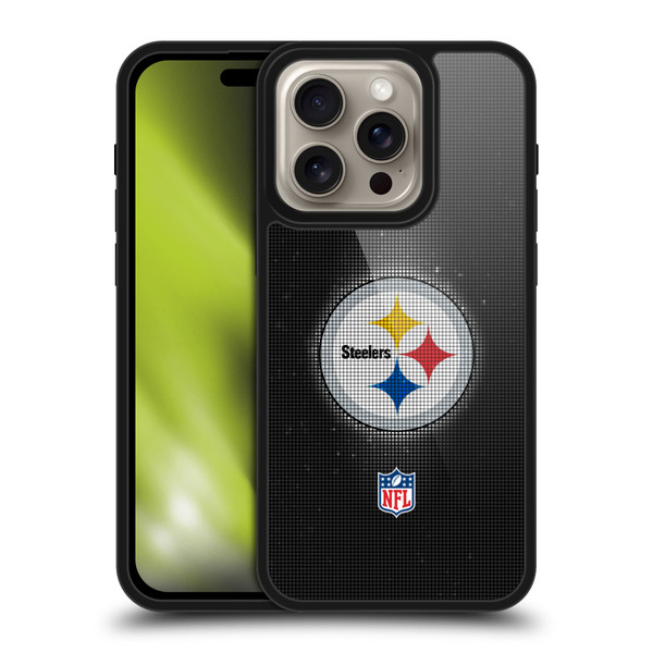 NFL Pittsburgh Steelers Artwork LED Gel Armour Case For Apple iPhone 16 Pro