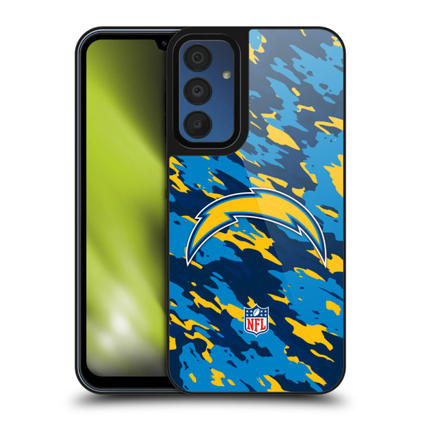 NFL Los Angeles Chargers Logo Camou Gel Armour Case For Samsung Galaxy A15