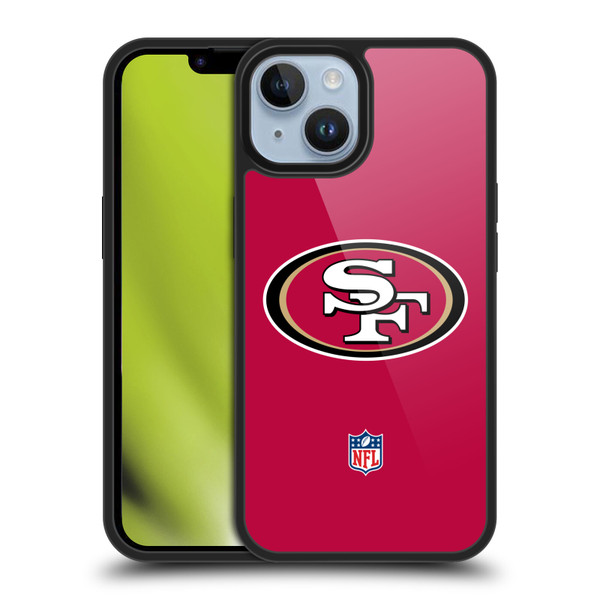 NFL San Francisco 49Ers Logo Plain Gel Armour Case For Apple iPhone 14