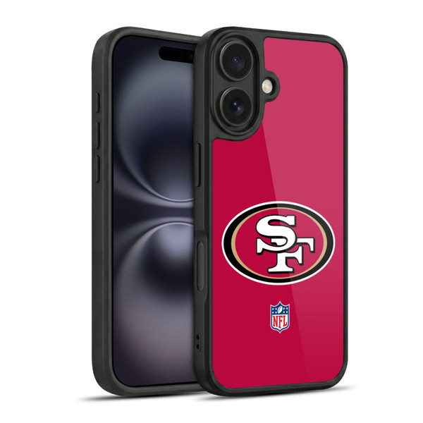 NFL San Francisco 49Ers Logo Plain Gel Armour Case For Apple iPhone 16