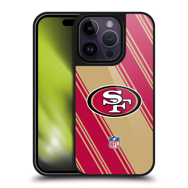 NFL San Francisco 49ers Artwork Stripes Gel Armour Case For Apple iPhone 14 Pro NFL San Francisco 49ers Artwork Stripes Gel Armour Case For Apple iPhone 14 Pro
